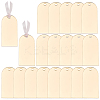 20Pcs Acrylic Blank Big Pendants MACR-GO0001-13-1