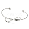 Non-Tarnish 304 Stainless Steel Cuff Bangles BJEW-K238-14P-2