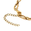 304 Stainless Steel Hollow Cross-Linked Chain Bracelets for Men BJEW-JB12295-02-4