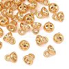 SHEGRACE Brass Bead Cap Pendant Bails XGRQ6M831-912G-1