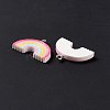 Opaque Resin Pendants RESI-G040-D01-A-4