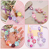 50Pcs UV Plating Acrylic Beads OACR-SP0001-03-6