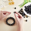 20Pcs Black Cube Letter Silicone Beads 12x12x12mm Square Dice Alphabet Beads with 2mm Hole Spacer Loose Letter Beads for Bracelet Necklace Jewelry Making JX433D-5