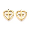 304 Stainless Steel Pendants STAS-N109-199G-1