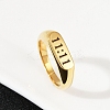 304 Stainless Steel Plain Band Finger Rings RJEW-P152-01G-1