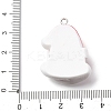 Christmas Opaque Resin Pendants RESI-A049-05P-3