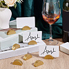 30Pcs Half Round Wood Name Card Holder AJEW-NB0009-27A-4