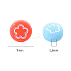 Opaque Acrylic Beads MACR-YW0001-18F-2