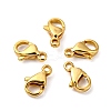 Polished 316 Surgical Stainless Steel Lobster Claw Clasps STAS-R072-12A-G-1