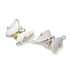 Brass Micro Pave Cubic Zirconia Pendants KK-U043-31P-01-2