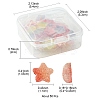 50Pcs Opaque Resin Cabochons RESI-FS0001-57-4