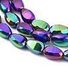 Electroplate Glass Beads Strands EGLA-G036-A-FP01-3