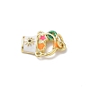 Brass Micro Pave Cubic Zirconia Charms KK-A273-15G-02-2