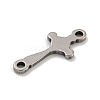 201 Stainless Steel Connector Charms STAS-S146-07P-2