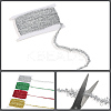 25 Yards Polyester Filigree Sparkle Tinsel Hanging Garland DIY-CY0001-97D-5
