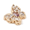 Brass Micro Pave Cubic Zirconia Beads KK-K297-34B-G02-2
