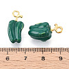 Alloy Enamel Pendants ENAM-N062-05B-G-3