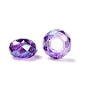 Baking Paint Transparent Glass European Beads GPDL-N005-C14mm-A05-2