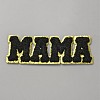Word Mama Computerized Embroidery Iron on/Sew on Patches PATC-WH0014-38A-1