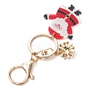 Christmas Theme Printed Acrylic Pendants Keychain KEYC-JKC00887-5