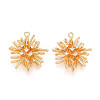 Brass Micro Pave Cubic Zirconia Pendants KK-N263-127G-1