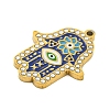 Ion Plating(IP) 304 Stainless Steel Rhinestone Pendants STAS-U007-11A-G-2