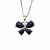 Crystal Butterfly Necklace Pendant Fashion Ornament Minimalist Pendant AM7436-1-1