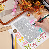Retro Stainless Steel Metal Cutting Dies Stencils DIY-WH0242-394-5
