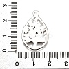 304 Stainless Steel Pendants STAS-M116-31P-4