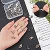 36Pcs 9 Style 304 Stainless Steel Clip-on Earring Findings STAS-SC0003-70-3