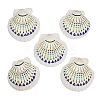 Printed Natural Shell Big Pendants SH-CBA93AD-19G-1