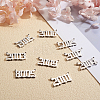Stainless Steel Birth Year Charms STAS-CJ0001-106-4