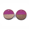 Resin & Walnut Wood Pendants RESI-S358-02E-11-2