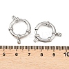 Tarnish Resistant 304 Stainless Steel Spring Ring Clasps LS-STAS-R083-03-2