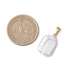 Natural Baroque Pearl Keshi Pearl Pendants PALLOY-JF04828-2