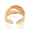 Ion Plating(IP) 304 Stainless Steel Cuff Ring LS-X-RJEW-N038-112LG-2