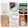 200Pcs 2 Colors Brass Spacer Beads KK-PH0006-56B-6