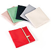 6Pcs 6 Colors Imitation Leather Jewelry Storage Zipper Bags ABAG-TA0001-66B-2