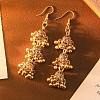 Bohemian Alloy & Iron Tassel Dangle Earrings WG25E48-02-2