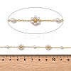 Brass Flower Link Chains CHC-H114-10G-3