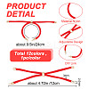 12Pcs 12 Colors Polyester Cord Bracelet Making MAK-GO0001-01-2