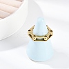 Ion Plating(IP) 304 Stainless Steel Finger Ring for Women RJEW-A052-03A-G02-3