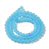 Imitation Jade Frosted Glass Bead Strands X1-GLAA-F029-JM4mm-B03-2
