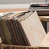 Wood Vinyl Record Divider WOOD-WH0124-92B-6