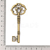 Skeleton Key Tibetan Style Alloy Big Pendants X-TIBEP-S293-033AB-LF-3