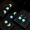 12Pcs 6 Styles Synthetic Luminous Stone Pendants G-GA0001-64B-4