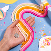 8 Strands Imitation Jelly Handmade Polymer Clay Beads Strands CLAY-TA0001-47A-5