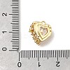 Brass Micro Pave Cubic Zirconia Pendants LS-KK-U061-03G-3