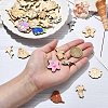 50 Pcs Unfinished Blank Wooden Slices for Painting Arts WOOD-CJC0011-17B-4