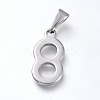 Non-Tarnish 304 Stainless Steel Pendants STAS-L210-05A-P-1